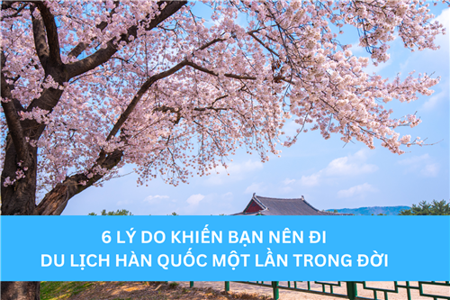 6 LÝ DO KHIẾN BẠN NÊN DU LỊCH HÀN QUỐC MỘT LẦN TRONG ĐỜI